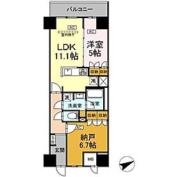 サンジョイアゼロ 1SLDKの間取図画像