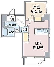 アトレ東葛西 1LDKの間取図画像