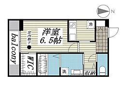 LaVeritaArc 1Kの間取図画像