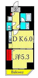 GRANDIROAZO 1DKの間取図画像