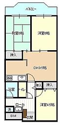 リ・フィレンツェ南行徳 3DKの間取図画像