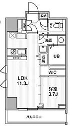 テラス森下 1LDKの間取図画像