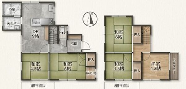 間取りを拡大表示