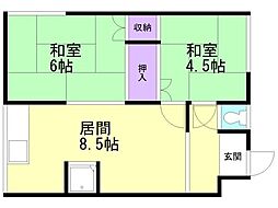 佐藤アパート 2階/202