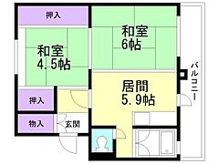 物件の間取り