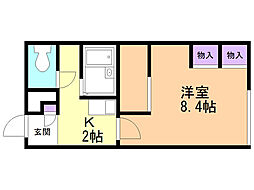 レオパレス箱館 2階/206