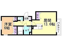 ジェルメ松陰 2階/202
