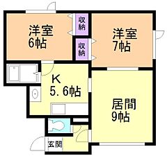 物件の間取り