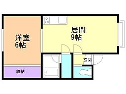 ピア51 1LDKの間取図画像