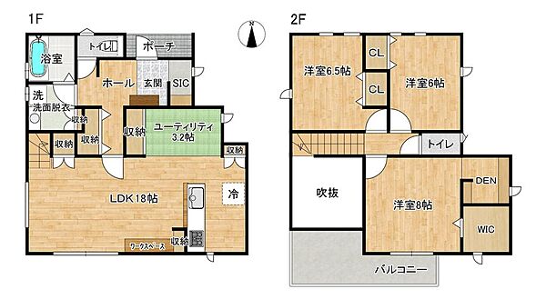 間取りを拡大表示