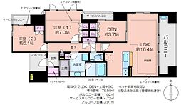クレヴィア南森町 8階
