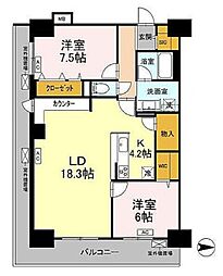 グランセジュール大国町 9階