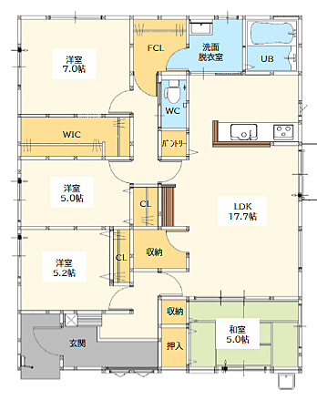 間取りを拡大表示