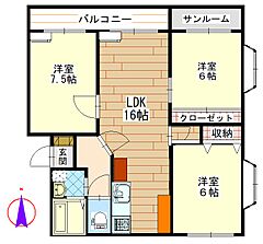 物件の間取り