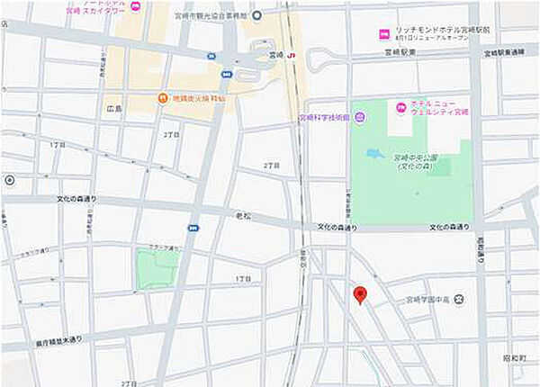 地図を拡大表示