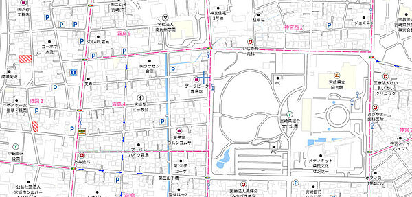地図を拡大表示