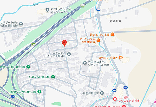 地図を拡大表示