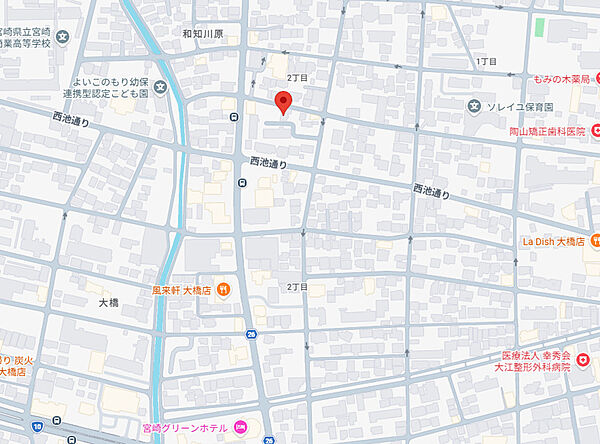 地図を拡大表示