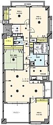 コアマンション笹丘プレジオ 4LDKの間取図画像