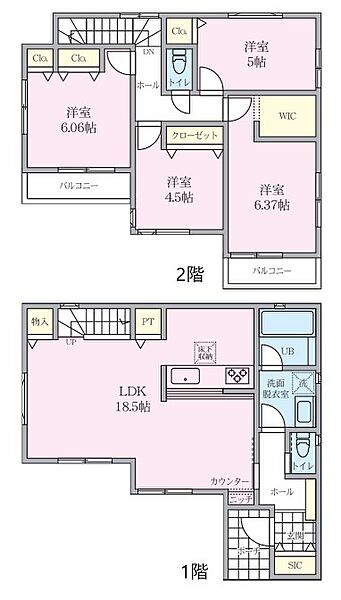 間取りを拡大表示