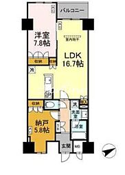 サンジョイアゼロ 1SLDKの間取図画像