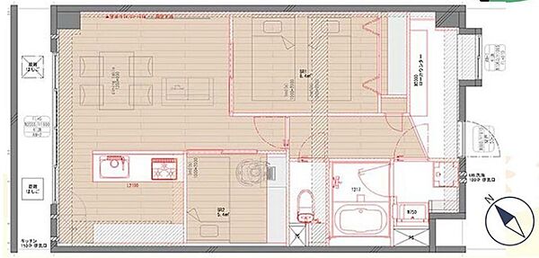 間取りを拡大表示