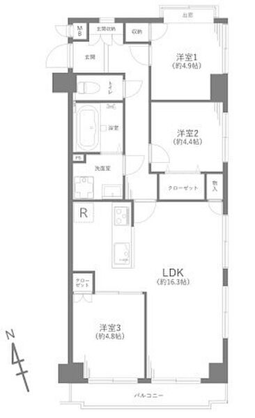 間取りを拡大表示
