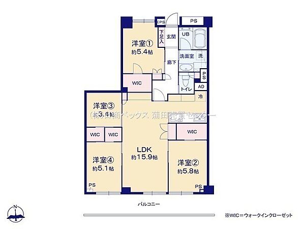間取りを拡大表示