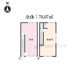 ビジネスパーク井上 1Kの間取図画像