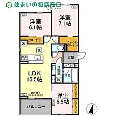 物件の間取り