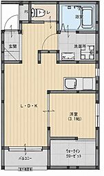 ロイヤルブルー宮古II 1LDKの間取図画像