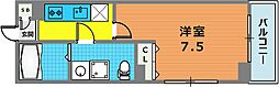 Muro三軒茶屋 1Kの間取図画像