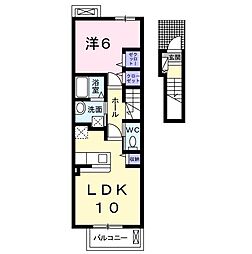 ラ・マカイ・ハレアカラ 1LDKの間取図画像