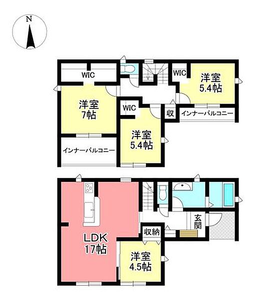間取りを拡大表示