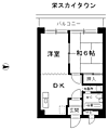 栄スカイタウン6階4.9万円
