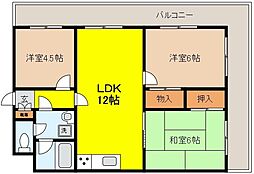 パレ・ルミエール岡本 2階