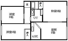 グリーンハイツＢ 202 ｜ 北海道札幌市南区澄川三条１丁目9-2（賃貸アパート3LDK・2階・60.00㎡） その2