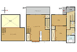 ガーデンフロール 2LDKの間取り