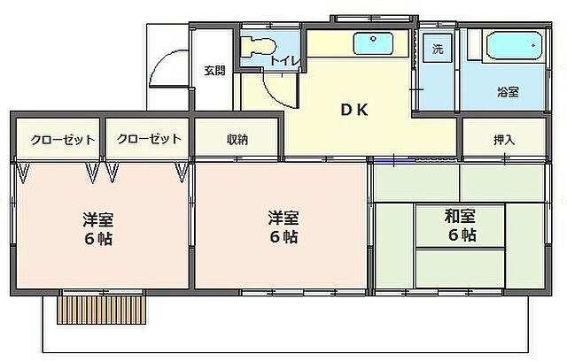ホームズ 五香2丁目平屋建貸家 3dk 賃料6 4万円 53 25 賃貸一戸建て住宅情報