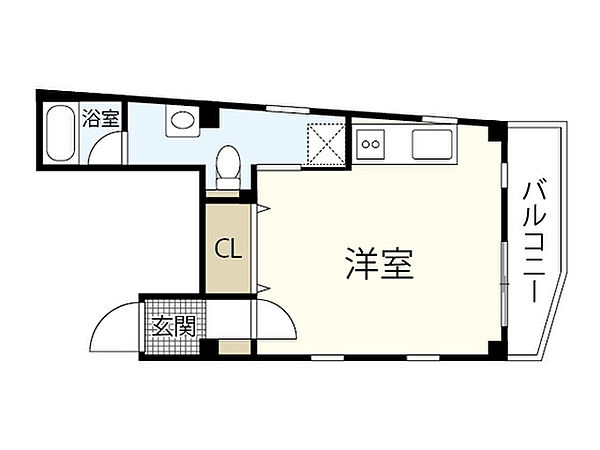 広島県広島市西区己斐本町1丁目(賃貸マンション1R・3階・31.50㎡)の写真 その2