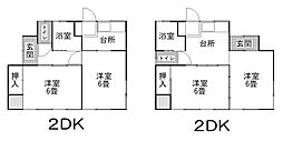 🉐敷金礼金0円！🉐犬伏上町貸家2ＤＫ