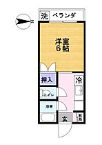 東京都足立区谷中５丁目（賃貸マンション1K・2階・19.44㎡） その2