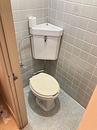 [トイレ] トイレの写真です。トイレットペーパーホルダーはこの画像の右側にあります。
