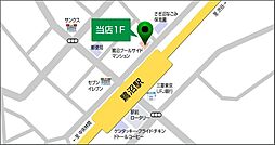 [地図] ★タウンハウジング鷺沼店まで→ＴＥＬ0448706656★