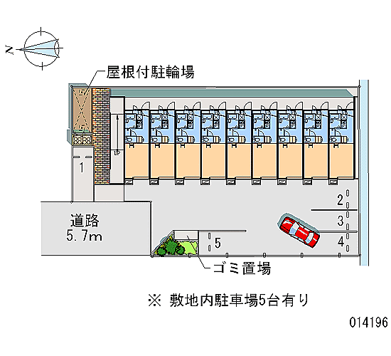 プリート 105号室｜大阪府東大阪市西堤本通東3丁目(賃貸アパート1K・1階・19.87㎡)の写真 その8