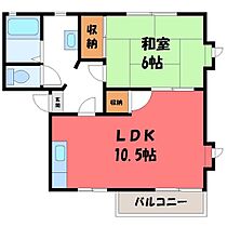 栃木県宇都宮市江曽島3丁目（賃貸アパート1LDK・2階・43.75㎡） その2