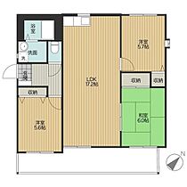 フォルクローロ 210 ｜ 島根県出雲市大社町中荒木（賃貸マンション3LDK・2階・73.52㎡） その2