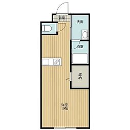 ブリアンフォレ ワンルームの間取図画像