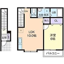 モアール 201 ｜ 茨城県土浦市川口2丁目（賃貸アパート1LDK・2階・38.32㎡） その2