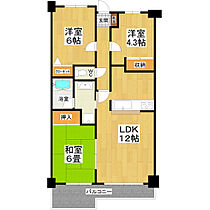 シティパレス明建  ｜ 茨城県土浦市小松1丁目（賃貸マンション3LDK・4階・65.13㎡） その2